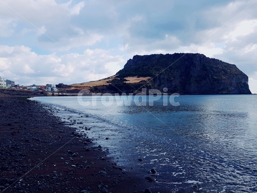 바다,성산일출봉,풍경,자연,제주