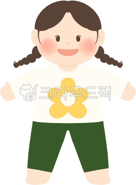 여아,아이,여자아이,일러스트,동양인,아시아인,다문화,아이일러스트,한국인,웃는아이