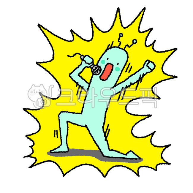 Alien,character,emoticon,emotion,comic,gag,goods,fairy