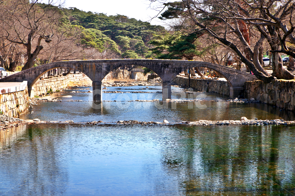 통도사,돌다리,하천,자연,봄,자연,풍경,nature,landscape,building,건물,bridge,다리
