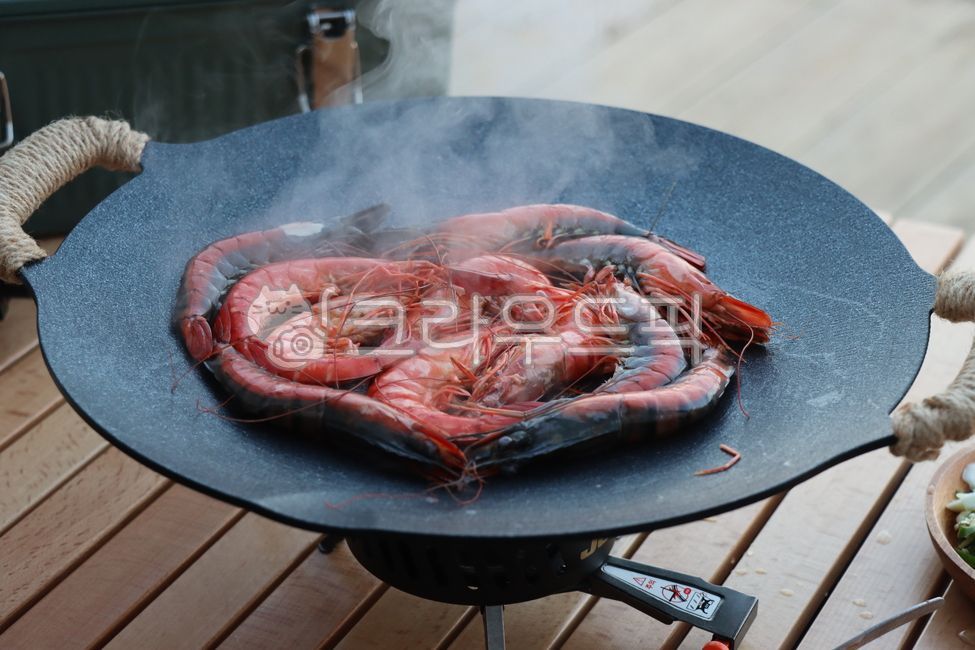 seafood,shrimp,sealife,camping cooking,food,Grilled Shrimp,meal,griddle,Camping,marine life