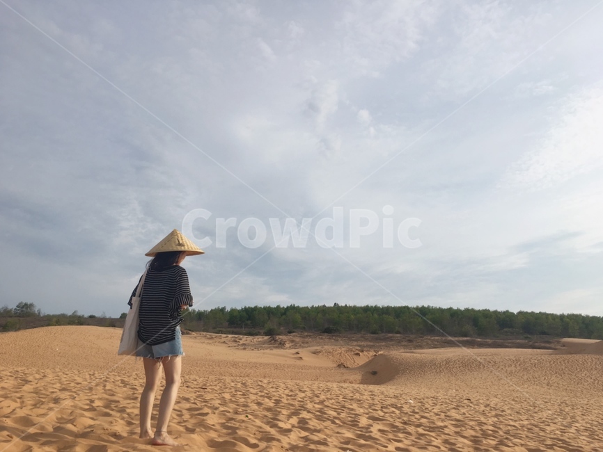 사막,뒷모습,desert,sanddune,레드샌듄,감성