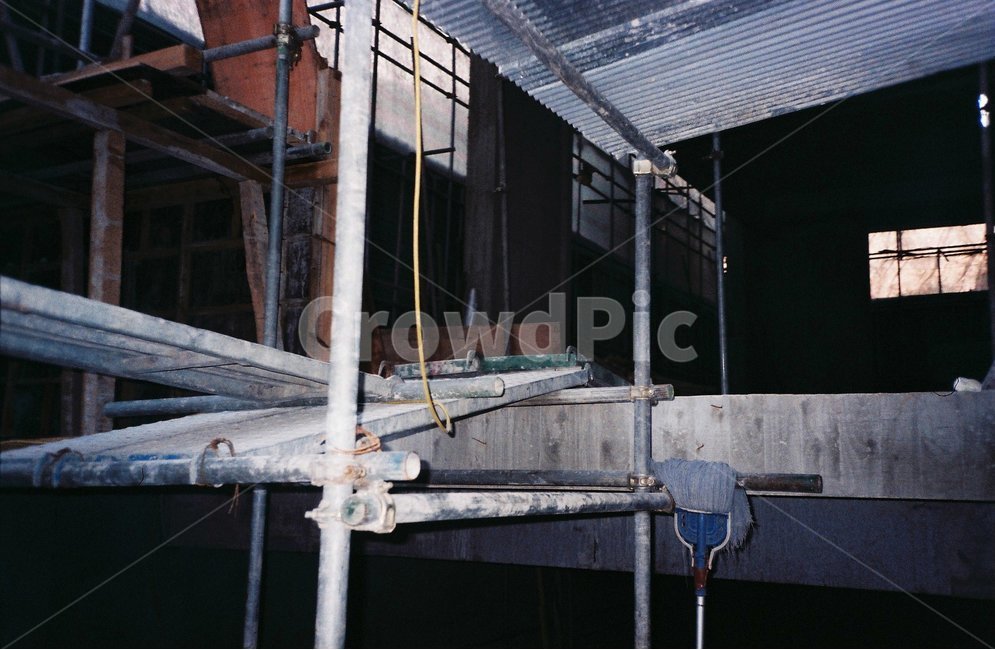 공사장,밤,아시바,파이프,과정,산업,industry,industrial,건설업,건축업,construction industry