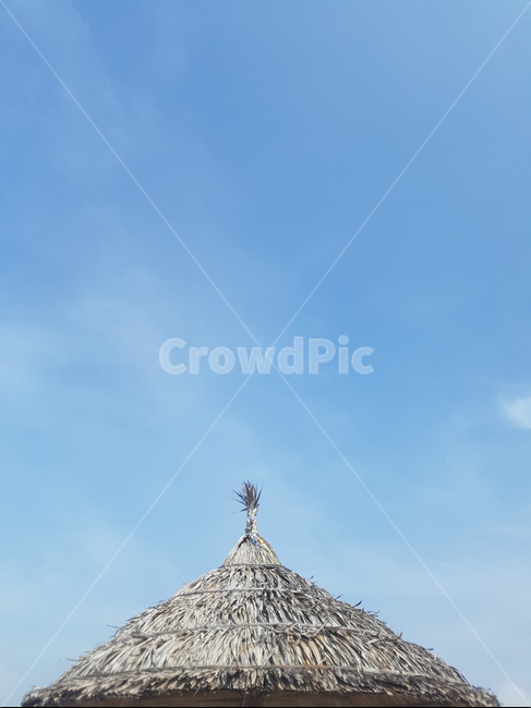 하늘,정자,지붕,막집,sky,roof,arbour
