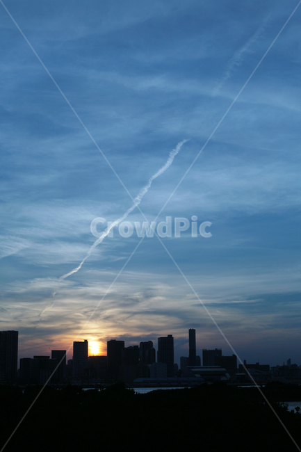 nature,자연,outdoors,옥외,sky,하늘,dusk,황혼,sunset,일몰,dawn,새벽,redsky,붉은하늘,오다이바