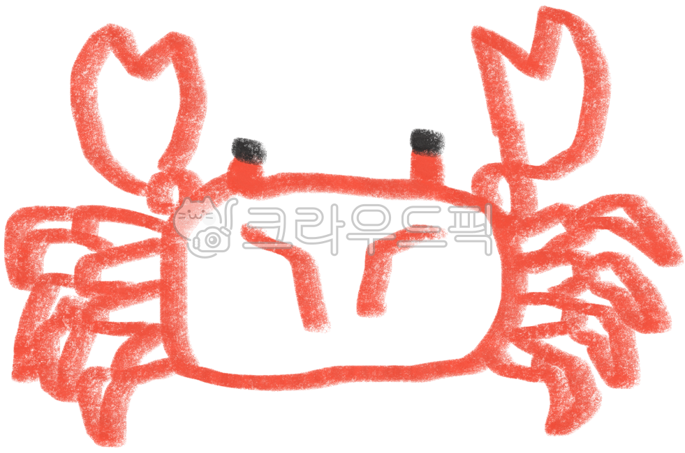 게,꽃게,바다생물,해양생물,꽃게일러스트,여름일러스트,여름,꽃게그림,해산물,무척추동물,해물,동물,crab,집게발,크레파스그림,크레파스,색연필,크레파스일러스트,png,손그림