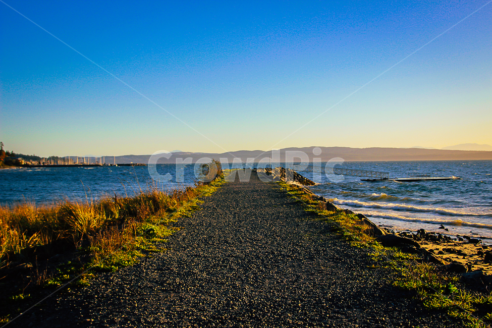 Beach,ocean,beach road,sunset