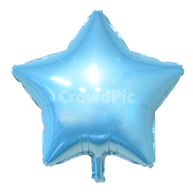 별풍선,호일풍선,은박풍선,foilballoon,balloon,star,starballoon,라이트블루,lightblue,누끼,remove background