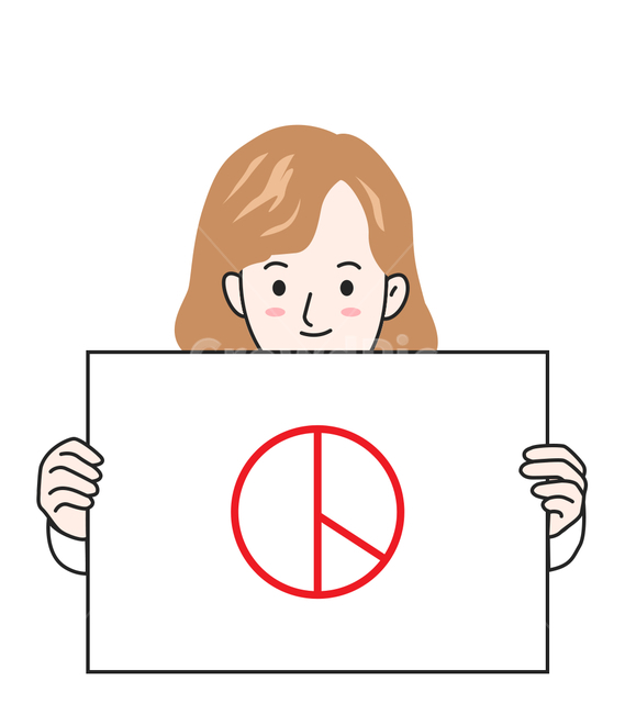 투표,안내,사람,여자,피켓,선거,공지,선거이미지공모전,일러스트,그래픽,일러스트레이션,graphic,illustration