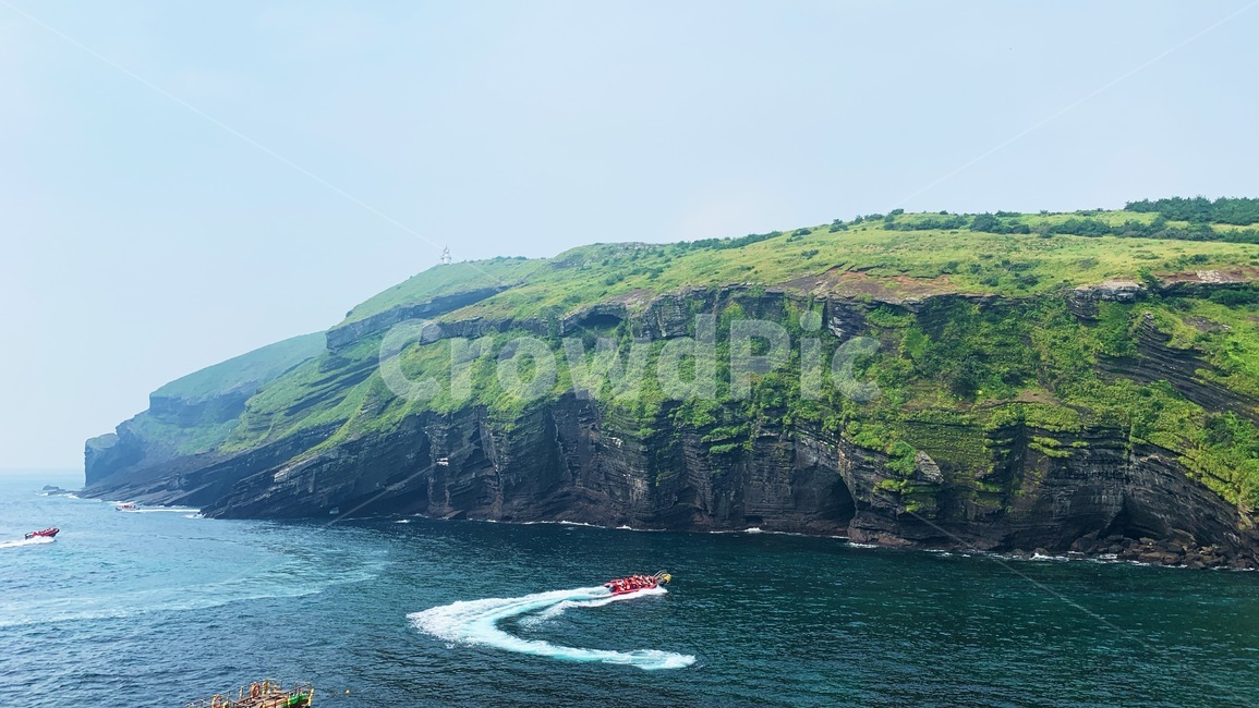 제주도,섬,바다,자연,우도,푸른,녹색,보트,하늘,jeju,island,sea,nature,blue,green,boat
