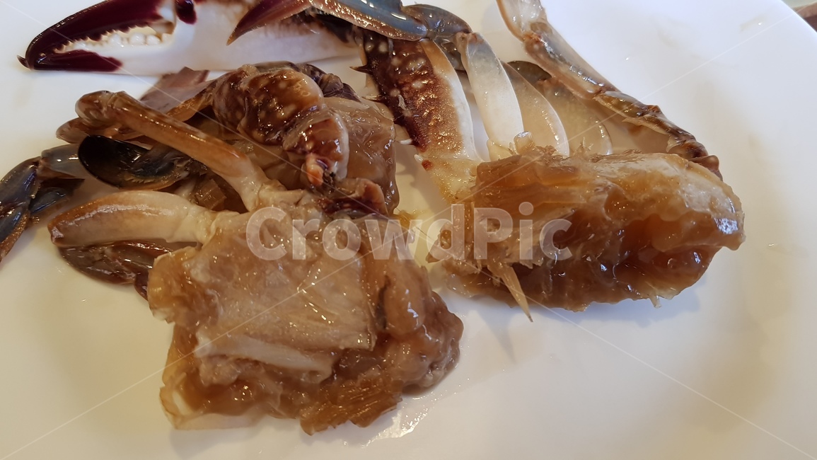 간장게장,간장,양념,게,접시