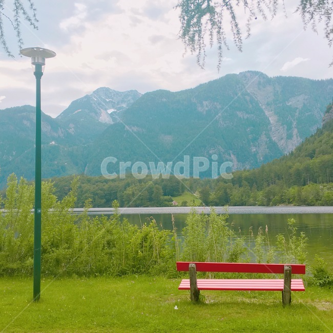 가로등,벤치,산,호수,bench,나무벤치,나무의자,빈자리,감성,외로움,쓸쓸함,고독,사색,생각,의자,lonely,sensible,자연,풍경,nature,landscape