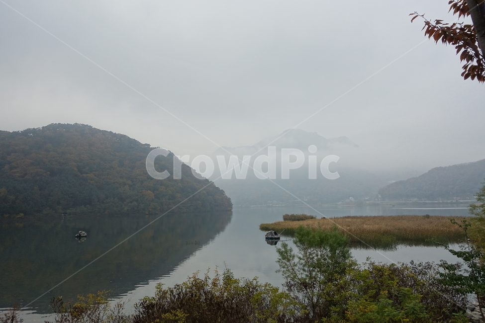 자연,옥외,물,반영,호수,의암호,춘천,nature,가울,안개,outdoors,water