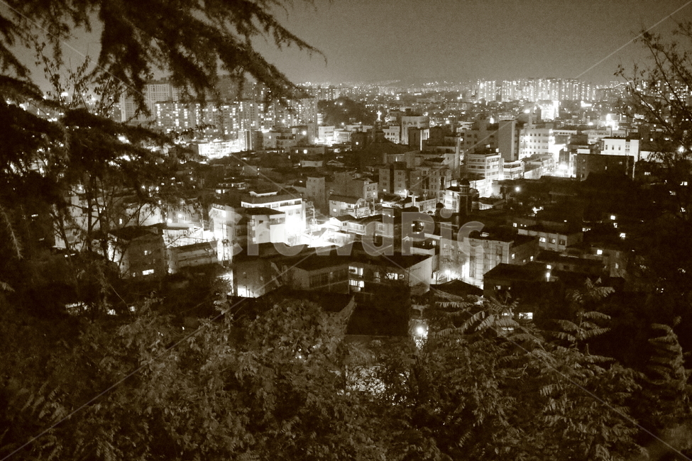 도시,경치,nature,landscape,outdoors,옥외,scenery,풍경,자연,조감도,aerialview,흑백,야경,밤,풍경,nightscape,night,landscape,흑백,모노톤,monochrome,black and white