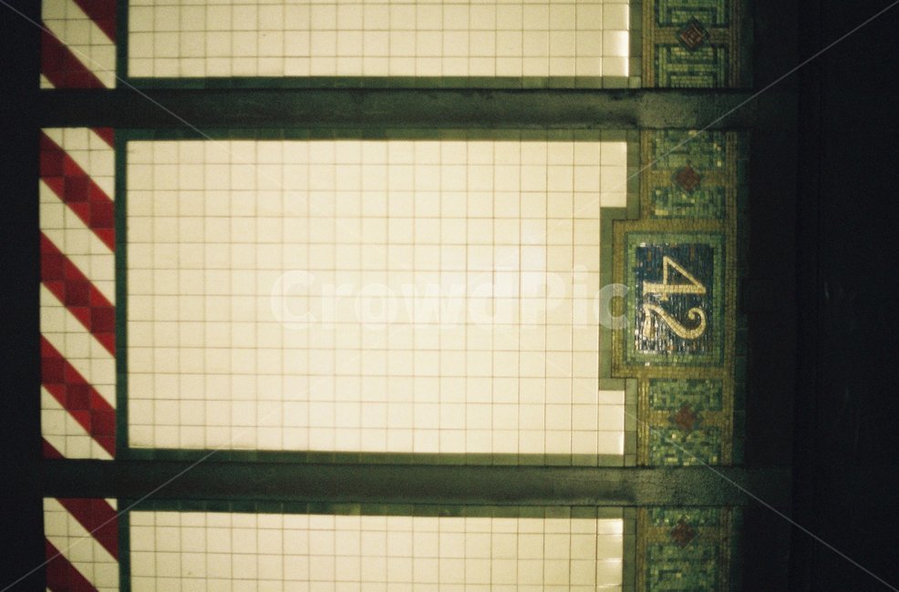 뉴욕,지하철,42,숫자,타일,필름,필름사진