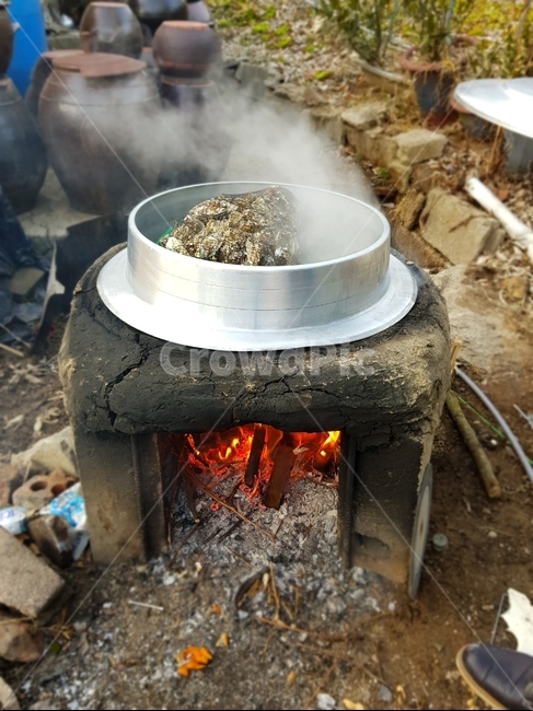 겨울,화로,솥,캠핑,요리,한국전통,한국문화,korean traditional,korean culture