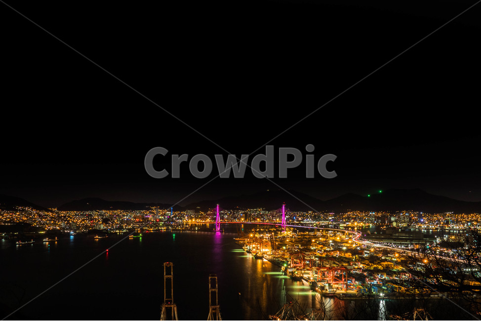 부산,야경,다리,조화,아름다움,야경,밤,풍경,nightscape,night,landscape,도시,city,한국도시풍경,한국도시경관,korea cityscape