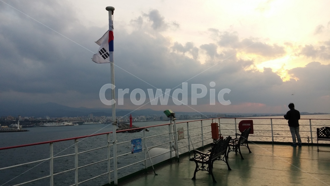 파도,제주도,배,바다,푸른색