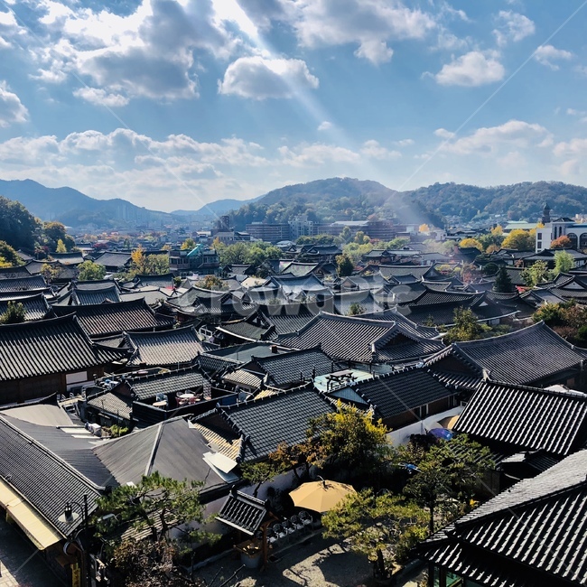 경치,풍경,자연,건물,한옥,전주,전주한옥마을