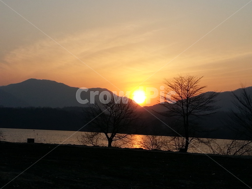 일몰,붉은하늘,강,황혼,자연,자연,풍경,nature,landscape