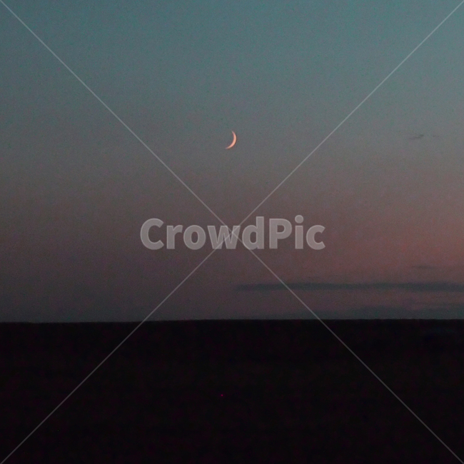 하늘,초승달,색감,crescent,밤하늘,야경,밤,풍경,nightscape,night,landscape,nature,자연,outdoors,옥외