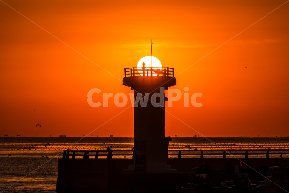 일출,여명,등대,해,아침,오메가,오여사,자연,풍경,nature,landscape,등대,lighthouse,실루엣,그림자,silhouette,shadow,architecture,건축물,building,건물,tower,탑