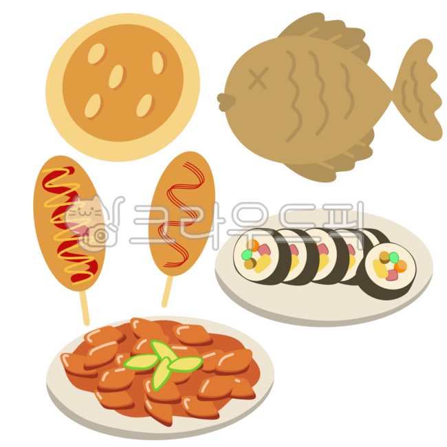 한국분식,호떡,씨앗호떡,붕어빵,핫도그,김밥,떡볶이,길거리음식,분식일러스트,한국길거리음식,푸드일러스트,음식아이콘,플랫일러스트,스트리트푸드,오뎅,어묵,튀김,분식세트,간식일러스트,포장마차,한국음식,k푸드,음식클립아트,메뉴일러스트,심플일러스트,벡터일러스트,아이콘세트,음식디자인,캐주얼푸드