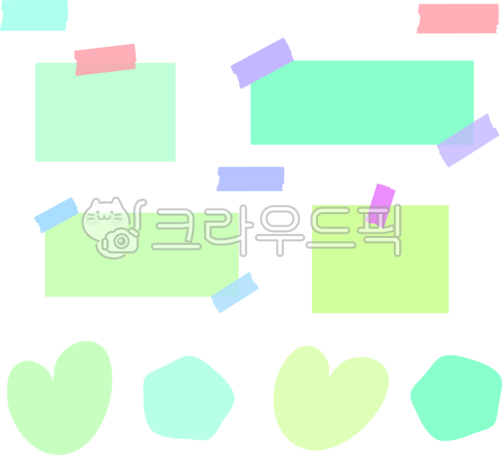 Shape stickers,note,Decorating a diary,Nukki,sticker,handwriting,png,memo,note taking,heart,Figure,diary,Dakku,tape,note paper,light green,illustration,diary sticker,decoration,pentagon