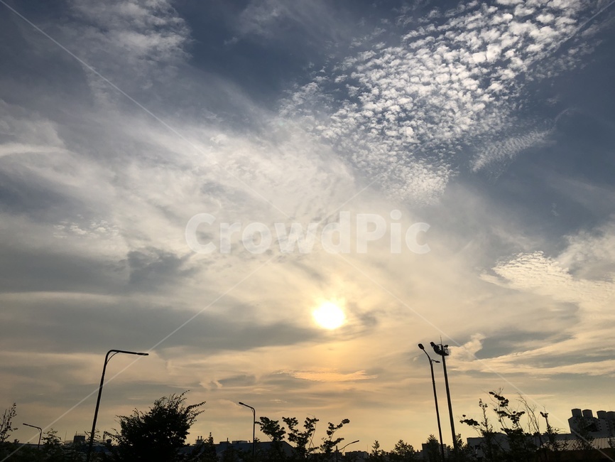 하늘,노을,구름,저녁,sky,sunset,clouds,evening,getoff
