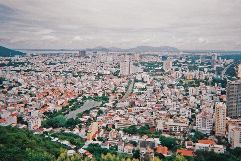 sky,vietnam,Vung Tau,building,summer,cloud,Pilka,horizon,Southeast Asia,sight,Emotion,film camera