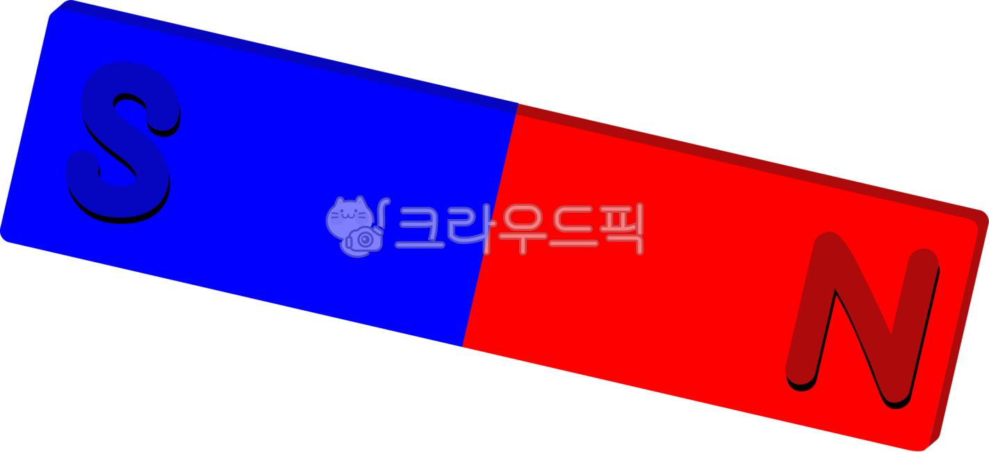 일러스트,illust,자석,magnet,마그넷,과학,학교,수업,자기장,자기력,파랑,빨강,양극,힘,n극,s극,막대자석,손글씨,캘리그라피
