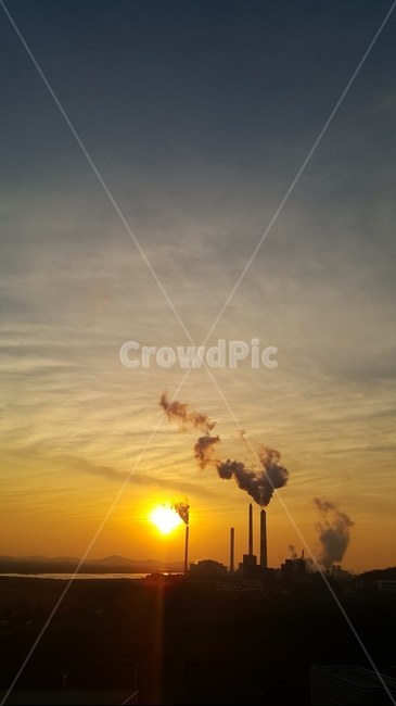 노을,하늘,구름,파랑,태양,sunset,sky,cloud,blue,sun,산업,industry,industrial