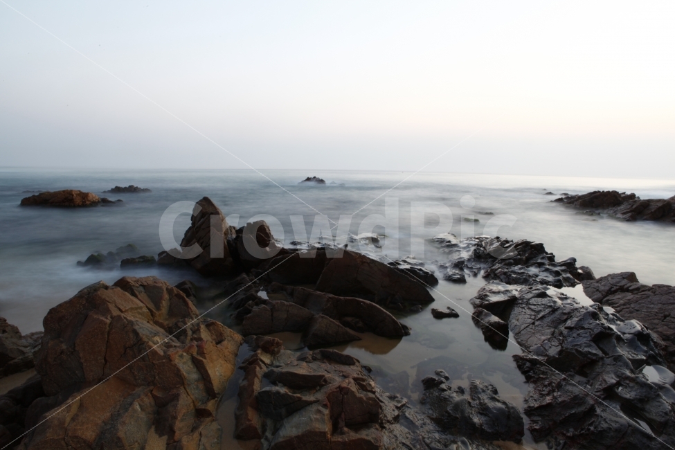 바다,겨울,내일로,속초,일출,바위,안개,자연,풍경,nature,landscape,promontory,곶