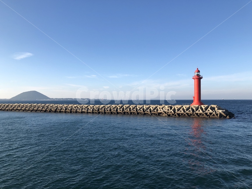 제주,제주도,우도,바다,등대,방파제,등대,lighthouse