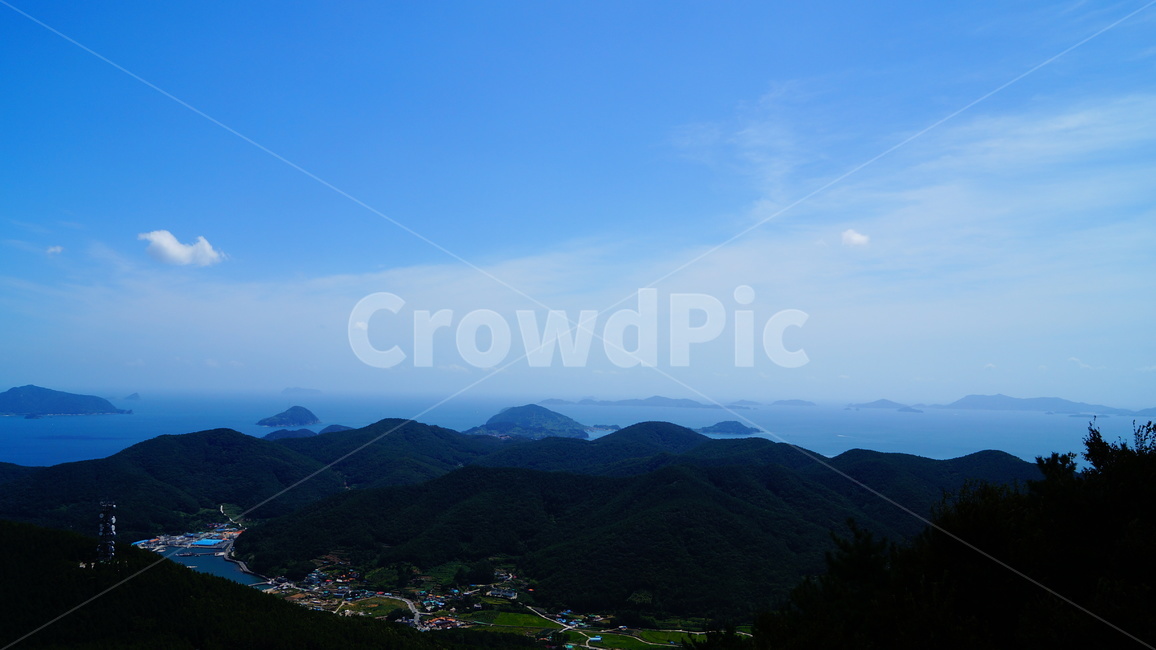 바다,산,하늘,구름,자연,풍경,자연,풍경,nature,landscape,mountain range,산맥,outdoors,옥외,mountain