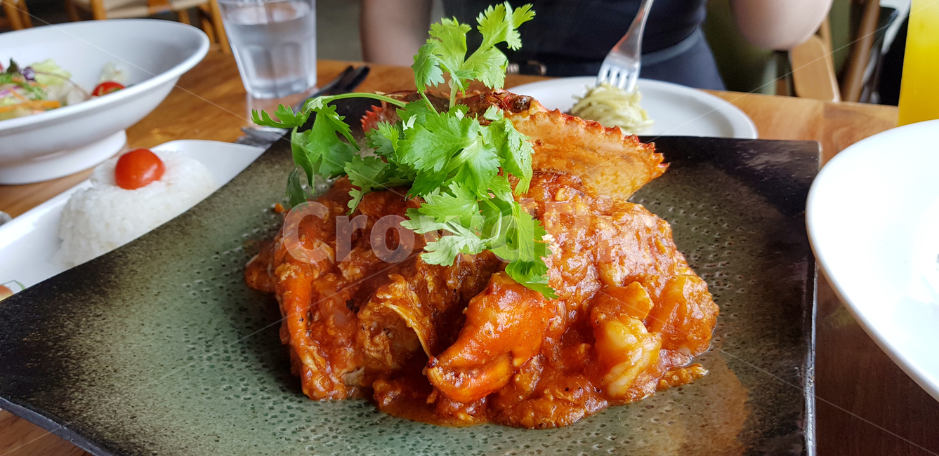 게,게밥,게장,게장밥,게요리,토마토소스,빨간요리,매운요리,식사,점심,요리,조리,맛집,밥,food,갑각류