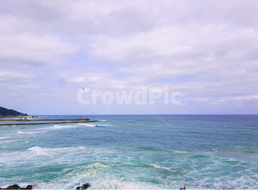 바다,여름,풍경,구름,새,자연,풍경,nature,landscape,adventure,모험,leisure activities,레저 활동,promontory,곶,outdoors,옥외,water,물,ocean,대양,sea