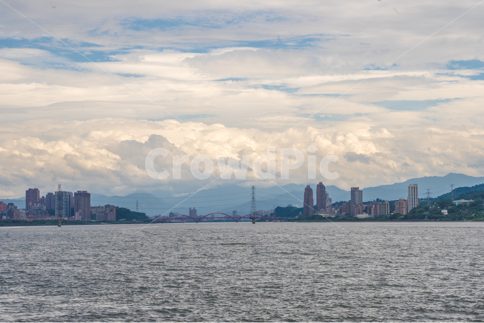대만,단수이,바다,강,하늘,구름,풍경,taiwan,sea,ocean,river,sky,cloud,landscape,부두,항구