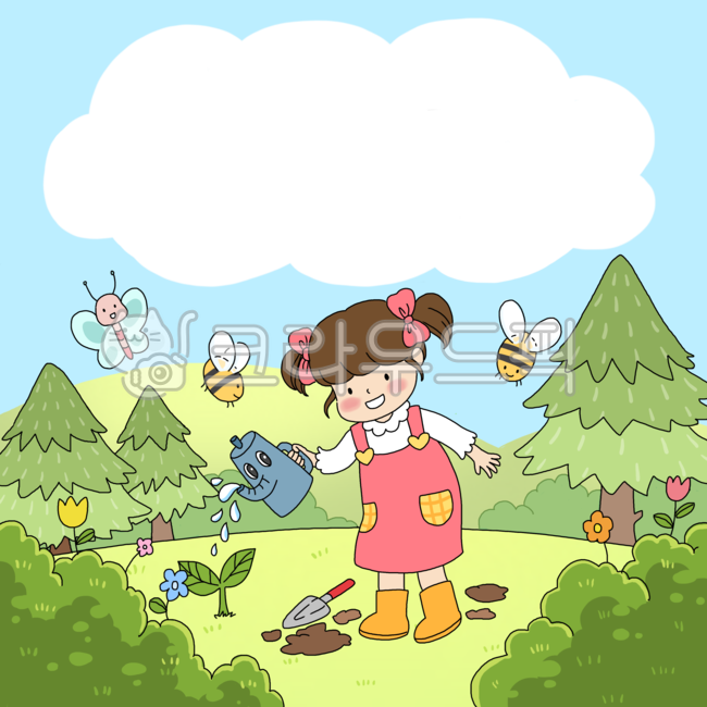 spring,tree planting,butterflies,children,Arbor Day,bees