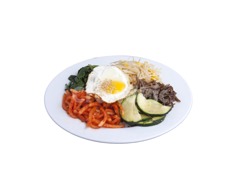 계란후라이,나물,비빔밥,고사리,콩나물,누끼,누끼사진,시금치,계란,호박,생채,한국음식,반찬,밑반찬,음식,식재료,요리,food,cook,meal,dishes,food reserves,누끼,remove background