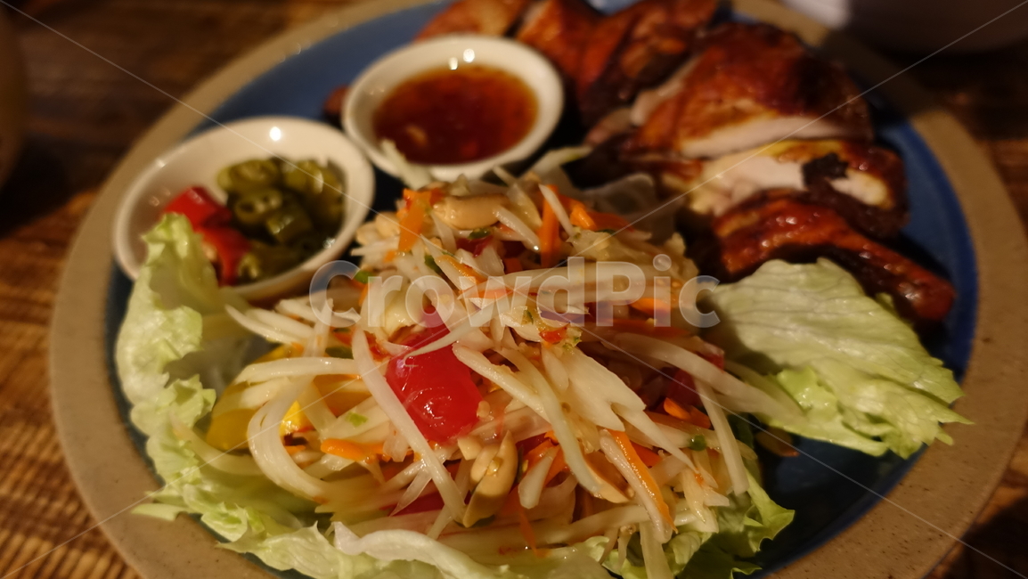 음식,food,meal,dish,식사,salad,쏨땀,고기,무침,파파야무침,파파야샐러드