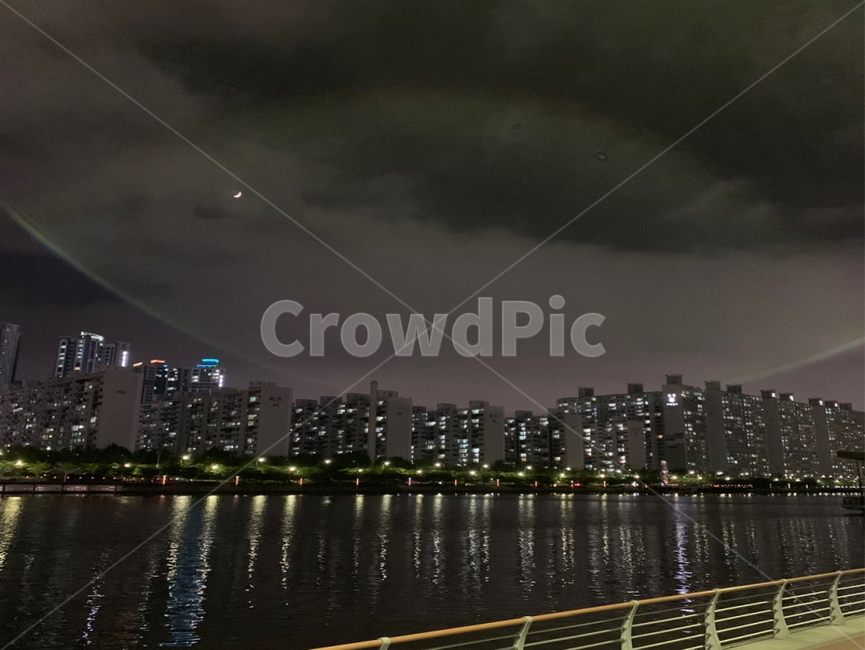 야경,수영,수영강,건물,아파트,밤,nightview