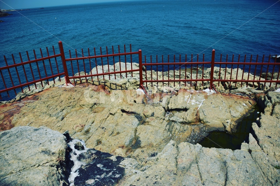 바다,울타리,섬,바위,돌,자연,풍경,nature,landscape,banister,난간,handrail
