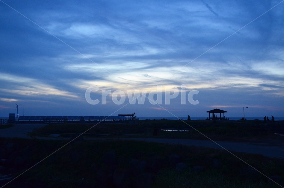 해질녘,파란하늘,하늘,구름,황혼,자연,풍경,nature,landscape,outdoors,옥외