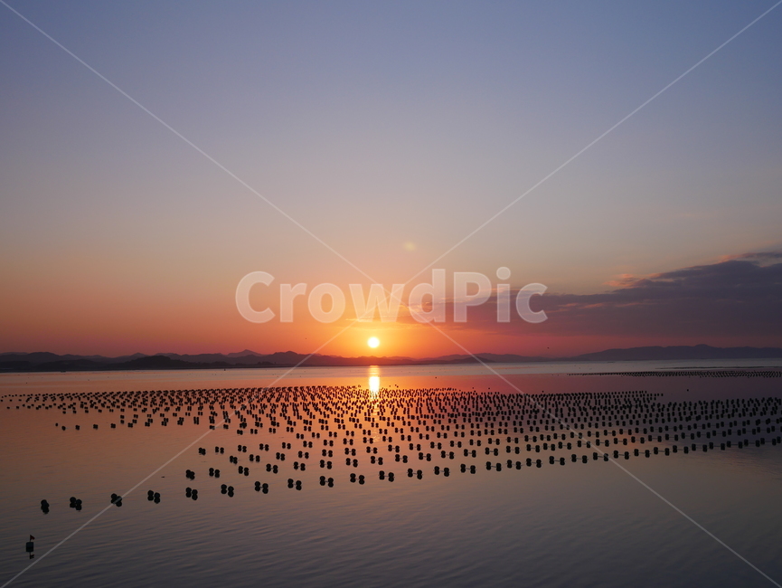 nature,자연,일출,바다,붉은하늘,태양,자연,풍경,nature,landscape