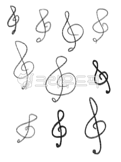 음자리표,높은음자리표,gclef,음악기호,높은음자리표모음