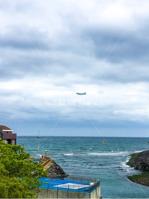 제주도,비행기,바다,풍경,자연,바다사진,풍경사진,자연사진,수학여행,맑음,푸른하늘