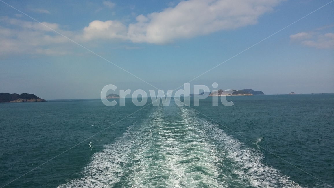파도,제주도,배,바다,푸른색