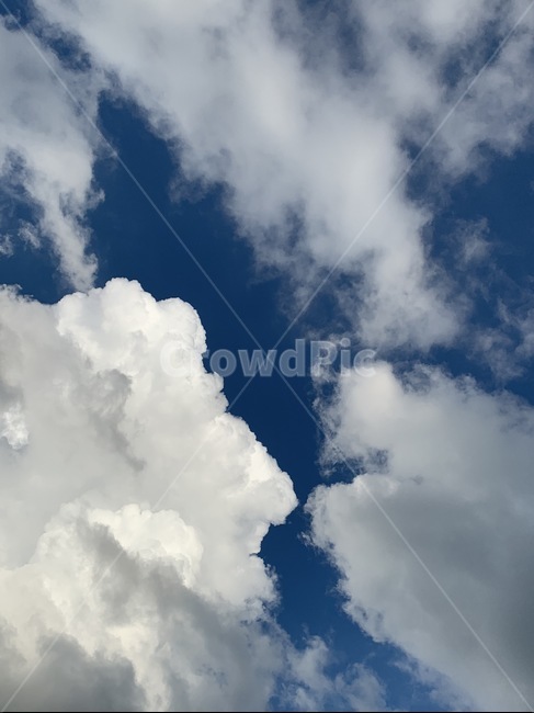 구름,하늘,sky,뭉게구름,파란하늘
