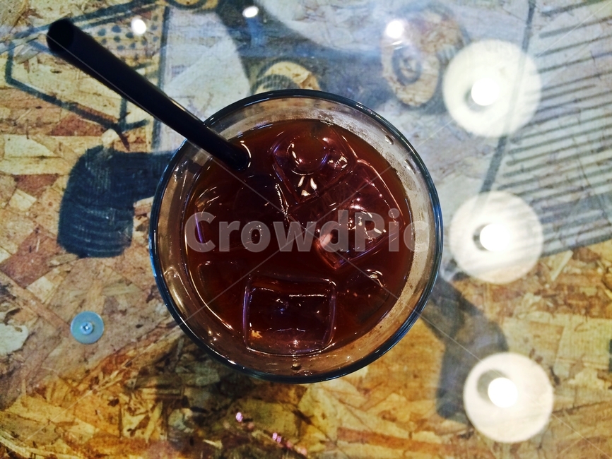 커피,아이스,아메리카노,유리컵,빨대,beverage,drink